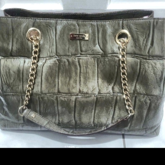 Kate Spade knightsbridge Maryanne croc embossed Patent leather bag - Picture 5 of 10